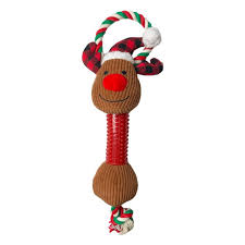 Happy Pet Long Neck Reindeer Dog Toy