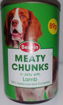 Meaty Chunks Adult Dog Food Lamb with Jelly 400g
