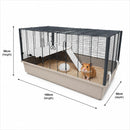 Griege Luxe 3 Large Syrian & Dwarf Hamster Cage 100 x 50 x 50cm ( with FREE Hamster Wheel)