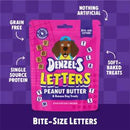 Denzels Letters Peanut Butter and Banana Dog Treats 90g