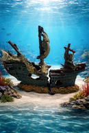 Large Pirate Shipwreck 2 pieces