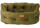Joules Chesterfield Dog Bed - Green Large H70 x W70 x H70