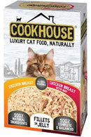 Cookhouse Adult Wet Cat Food 3 x Chicken Breast with Beef 3 x Chicken Breast