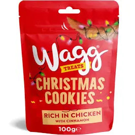Wagg Christmas Cookies Dog Treats 100g