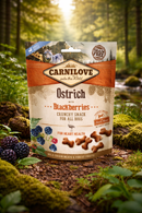 Carnilove Dog Treats Ostrich with Blackberries 200g Gluten and Grain Free