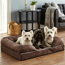 Bunty Cosy Couch Dog Bed Brown Large 117 x 93cm