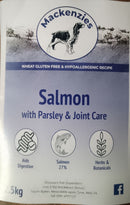 Mackenzies Complete Dry Dog Food Salmon with Parsley Gluten Free Hypoallergenic and Joint Care 12kg