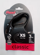 Flexi Classic Tape XS 3m - Black