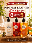 Imperial Leather Antibacterial Hand Wash 500ml ( web exclusive offer) 6 for 5