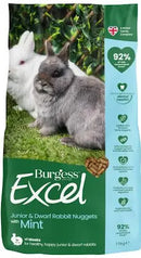 Burgess Excel Junior Dwarf Rabbit Nuggets with Mint 1.5kg