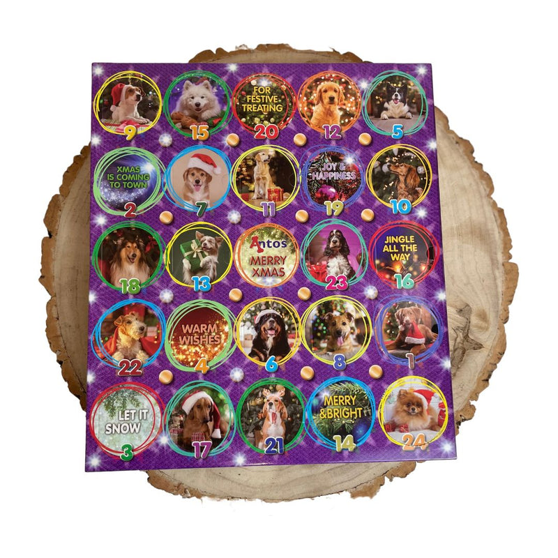 Advent Calendar for Dogs ( Rawhide Free )