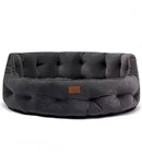 Joules Chesterfield Dog Bed - Grey  Large H70 x W70 x H70