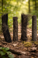 Jumbo Hairy Buffalo Skin Roll Dog Treat