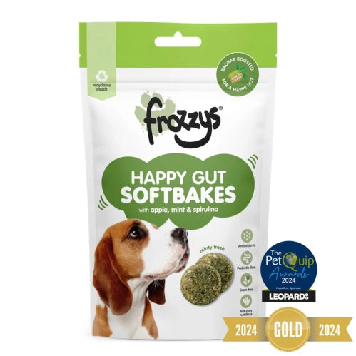 Frozzys Happy Gut Soft Bakes with Apple Mint and Spirulina 80g
