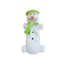 Crinkle Snowman Dog Toy