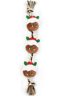 Happy Pet String of Christmas Puds Dog Toy