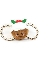 Happy Pet Christmas Pudding Tug Dog Toy