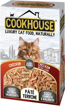 Cookhouse Wet adult Cat Food 3 x Chicken 3 x Chicken and Liver