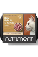 Nutriment Raw Cat Food Rabbit and Turkey 175g