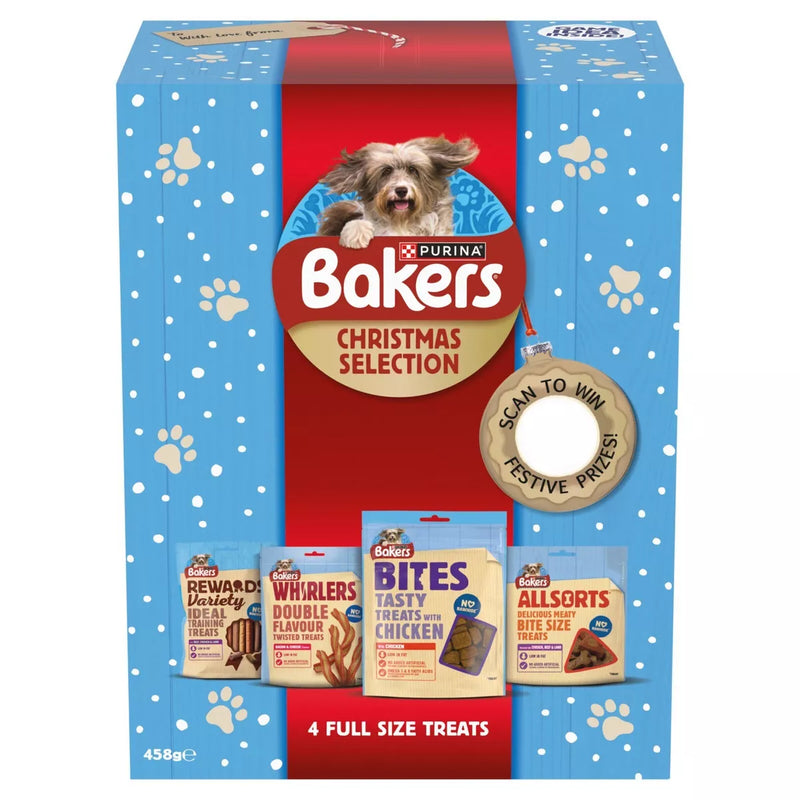 Bakers Christmas Selection Dog Treats x 4 Bags