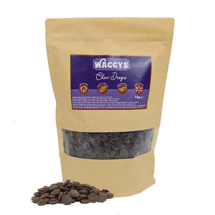 Waggys Dog Safe Chocolate Drops - 1kg