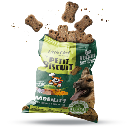 Petit Biscuit Mobility Gluten and Grain Free Dog Treats 100g