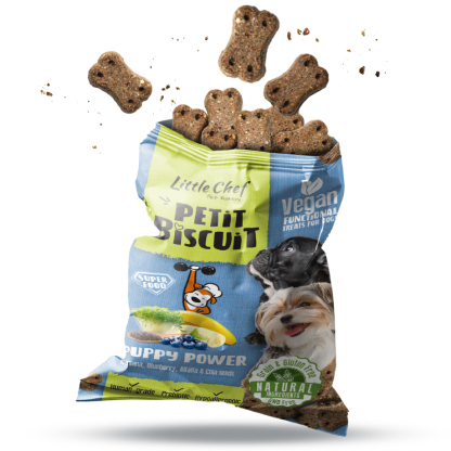 Petit Biscuit Puppy Power Grain and Gluten Free Treats 100g