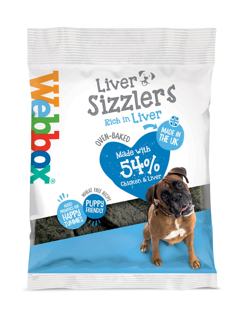 Webbox Liver Sizzlers Gluten Free 150g