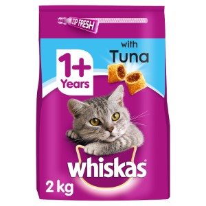 Whiskas +1 Complete Dry Food with Tuna 1.9kg