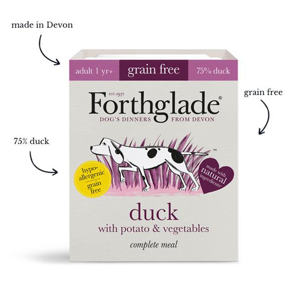 Forthglade Duck with Potato & Veg Complete 395g Grain Free 1 Year+