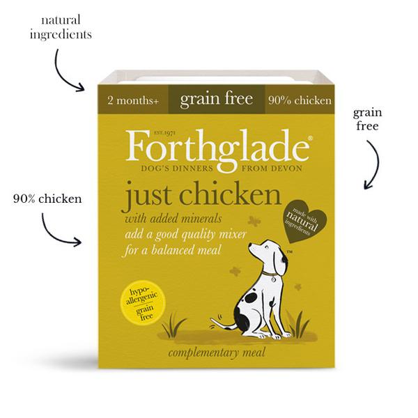 Forthglade Just Chicken Grain Free 395g 2mth +