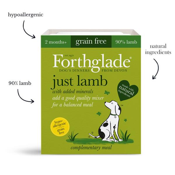 Forthglade Just Lamb 395g Grain Free 2 mth+