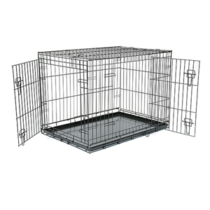 2 Door Dog Crate - X Large 106.5x70x77cm