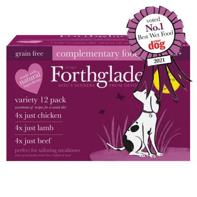 Forthglade Multi Pack 12 x 395g Grain Free Chicken Lamb & Beef 2mth +