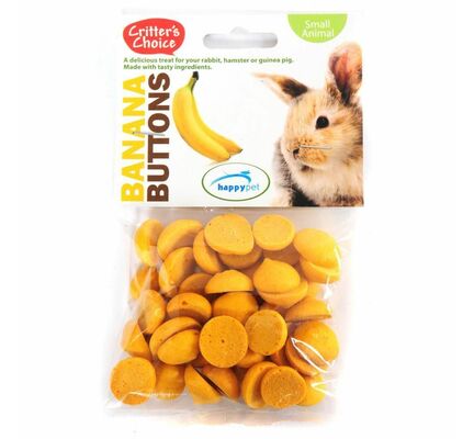 Critters Choice Banana Buttons 40g