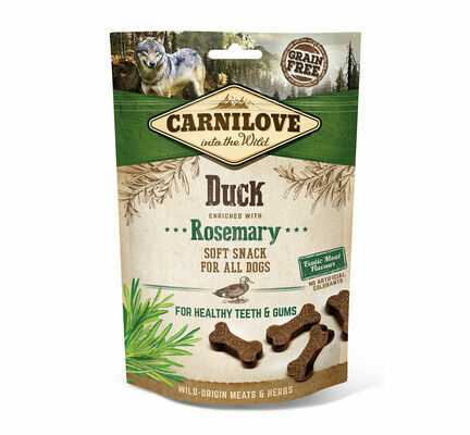 Carnilove Dog Treats Duck & Rosemary Grain Free 200g