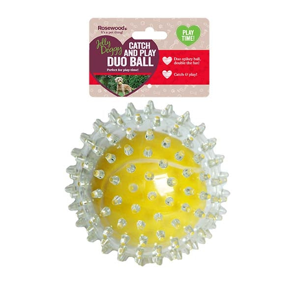 Catch and Play Spiky Rubber Ball