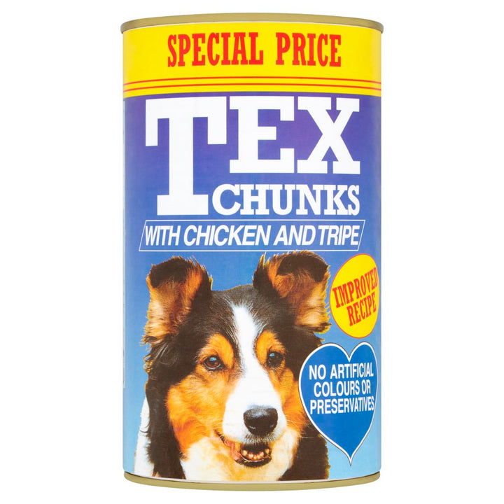 Tex Dog Food Chunks with Chicken & Tripe 1.2kg