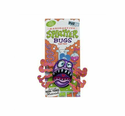 Fuzzu Splatter Bugs Cat Toy