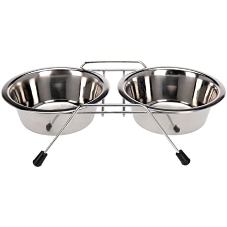 Stainless Steel Double Feeder - Large