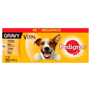 Pedigree Pouches in Gravy x 40