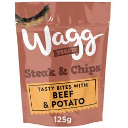 Wagg Steak & Chips 125g