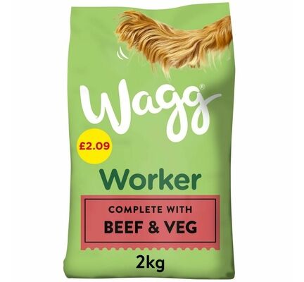 Wagg Active Goodness Complete Dog Food with Beef and Veg 2kg