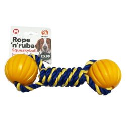 Rope and Ball Dog Toy