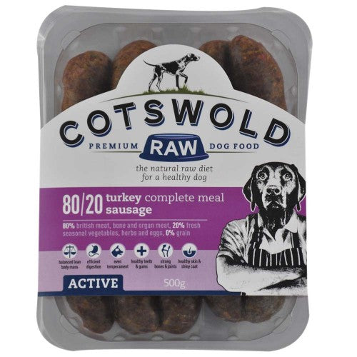 Cotswold Active Turkey Sausages 1kg