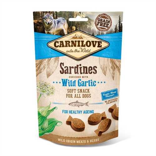 Carnilove Dog Treats Sardines & Wild Garlic Grain Free 200g