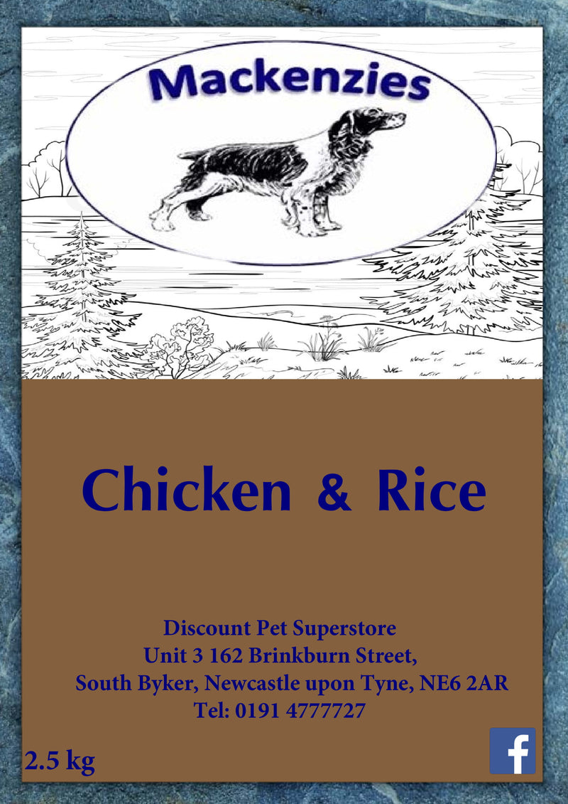 Mackenzies Adult Dry Dog Food Chicken & Rice