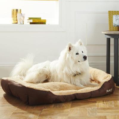 Delux Dog Bed Brown & Cream XL 90 x 70cm