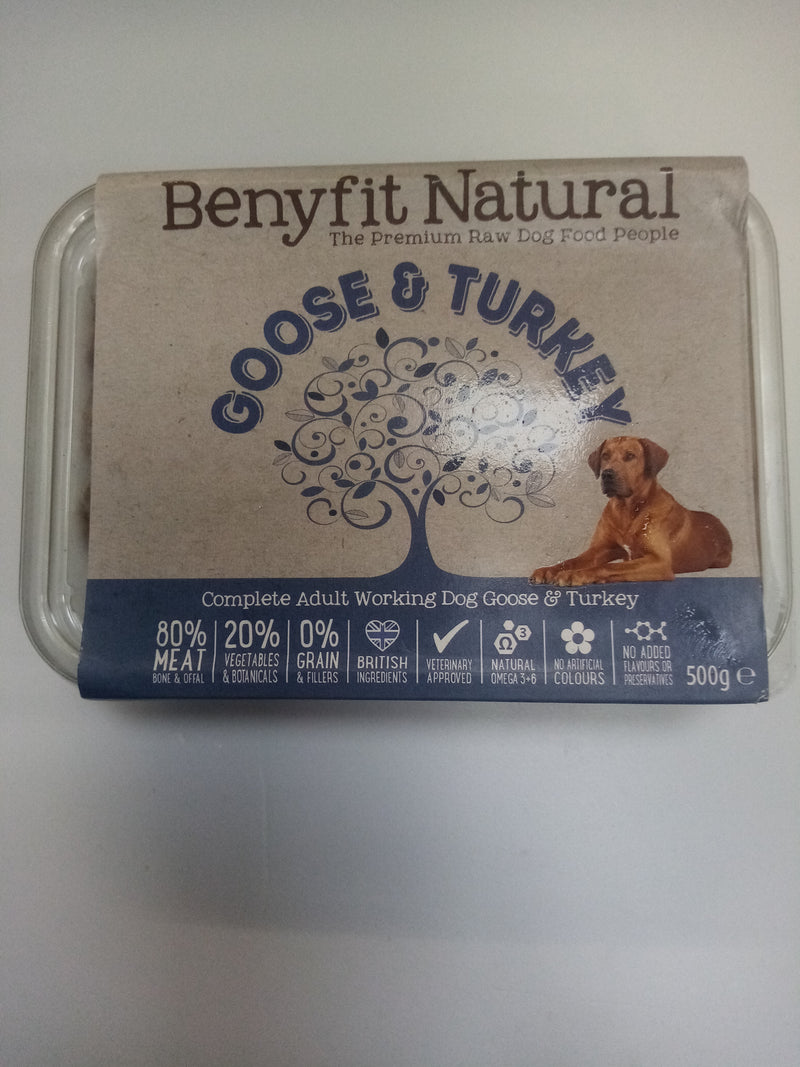 Benyfit Natural Goose and Turkey 500g