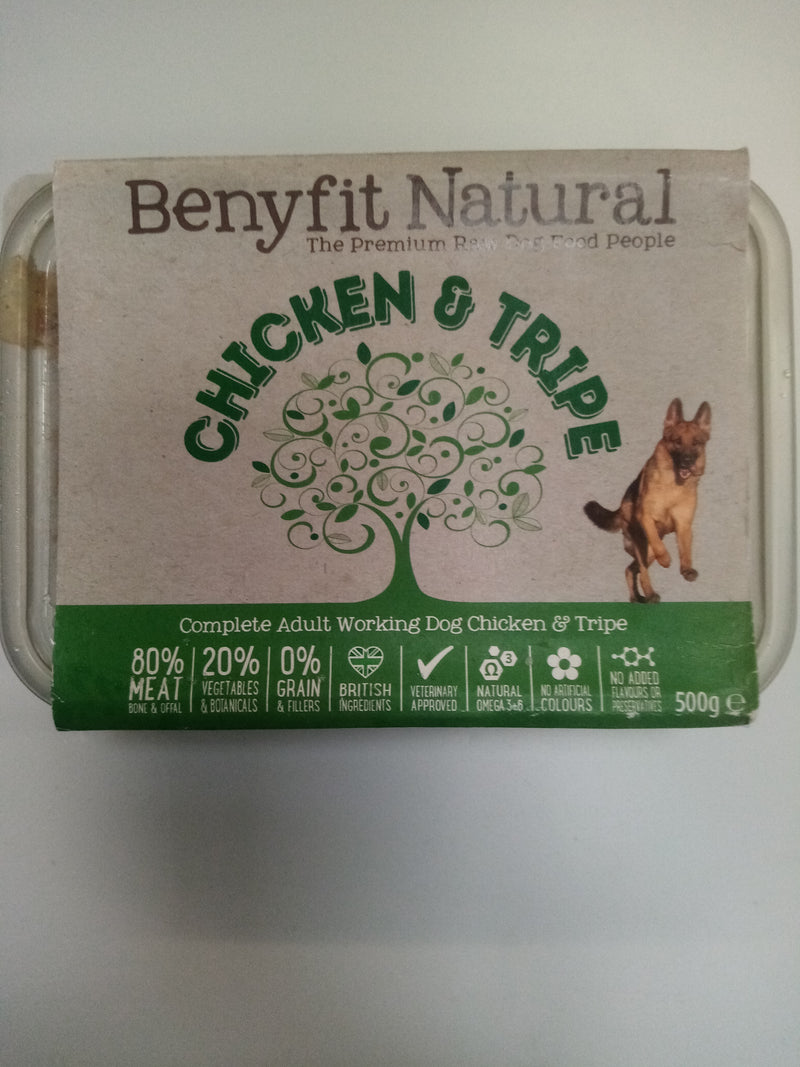 Benyfit Natural Chicken and Tripe 500g